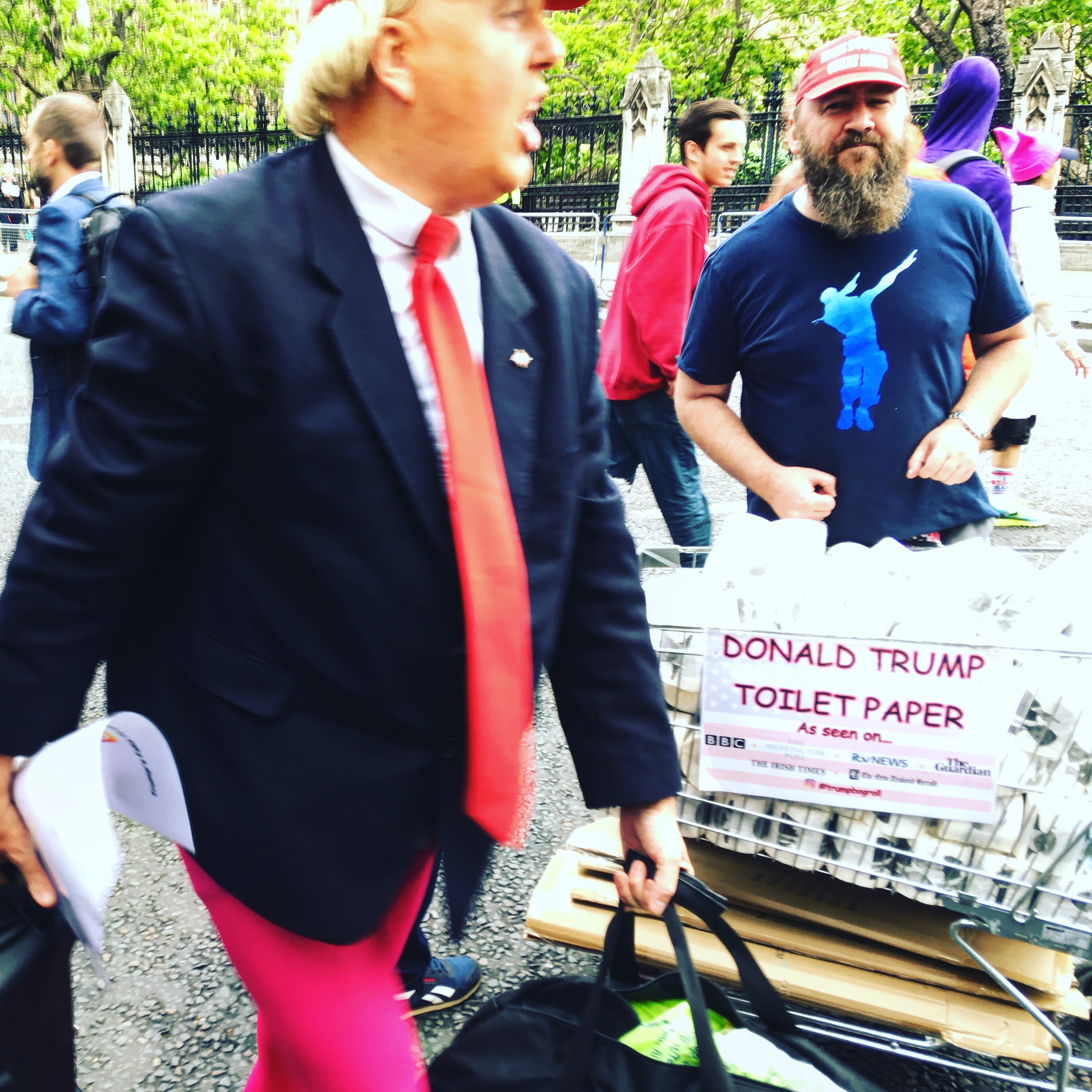 OBSERVATIONS…Anti- Trump protest London, June 2019