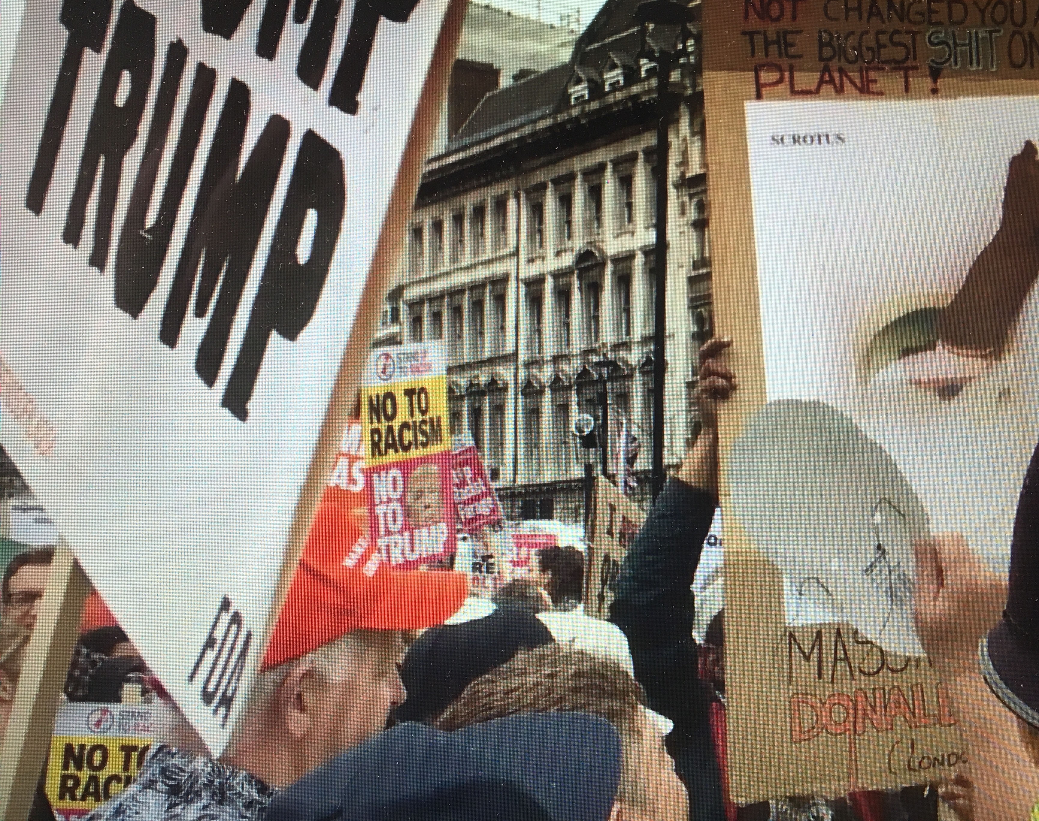 Three Against Thousands at Trump Protest, London June 2019 [Video]